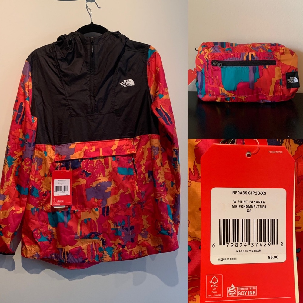 NEW The North Face Packable Windbreak Fanorak Fanny Pack